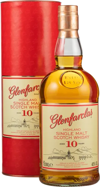 Изображение Виски односолодовый Гленфарклас спейсайд 10 лет Гленфарклас с/б, 0,7 л