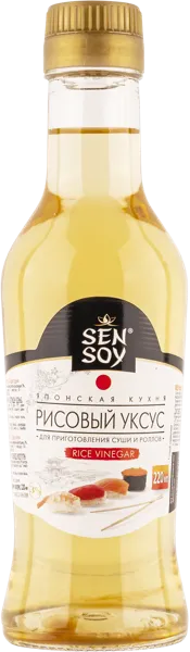 Изображение Уксус рисовый Сэн Сой светлый Состра с/б, 220 мл