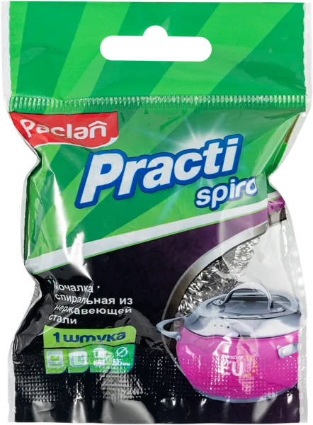 Изображение Губка для посуды Паклан практи спиро металл СеДо сп м/у, 1 шт