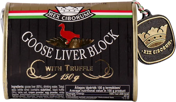 Изображение Фуа-гра блок гусиная Рекс Сиборум с трюфелями Мериан Фудс с/б, 150 г