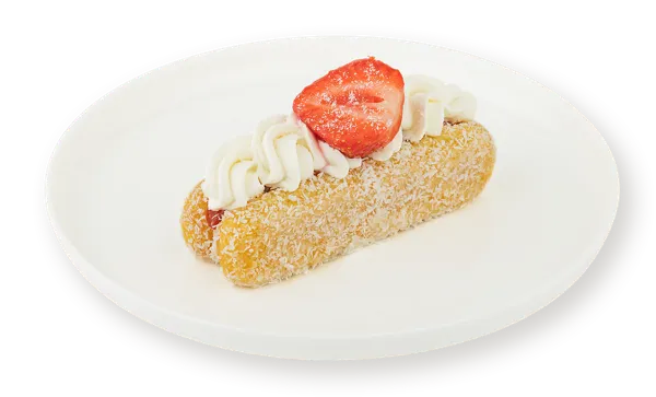 Изображение Пирожное бисквитное Фьюжн с савоярди кремом чиз с клубникой СП ТАБРИС п/б, 75 г