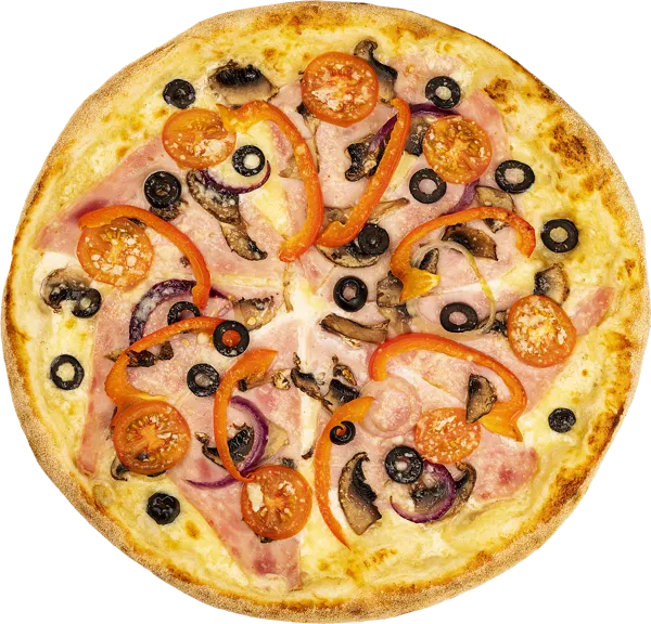 Изображение Пицца на сырном соусе C ветчиной и грибами СП ТАБРИС. карт/уп, 550 г