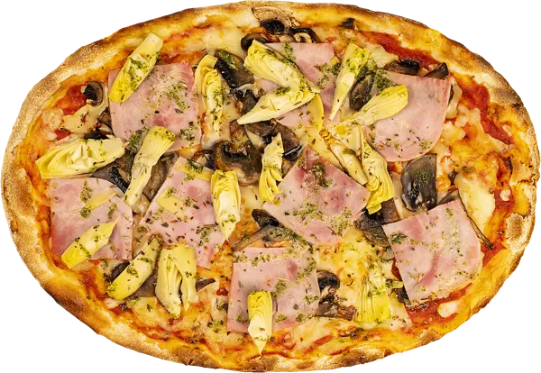 Изображение Римская пицца на томатном соусе Капричеза с артишоками и грибами СП ТАБРИС карт/уп, 550 г