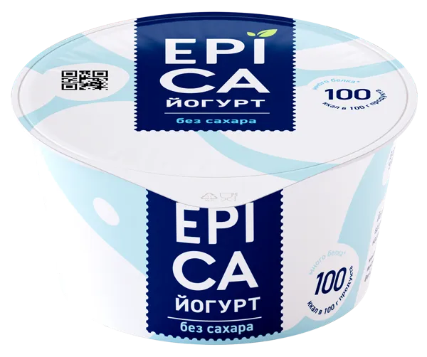 Изображение Йогурт 6% Эпика натуральный Эрманн п/б, 130 г