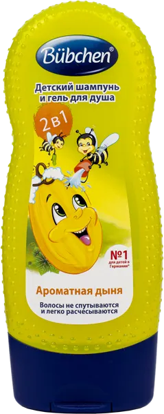 Изображение Шампунь для волос детский 3+ Бюбхен ароматная дыня Бюбхен Верк п/у, 230 мл