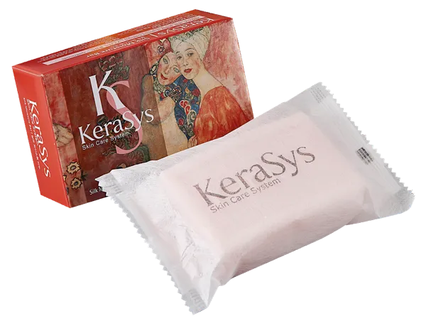 Изображение Мыло туалетное Керасис силк моисте Экён к/у, 100 г