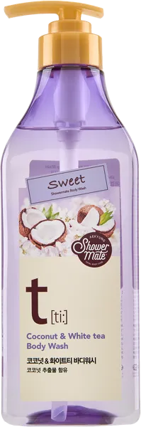 Изображение Гель для душа Керасис шауэр мэйт кокос белый чай Экён п/у, 550 мл