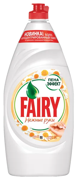 Изображение Средство для мытья посуды Фейри нежные ручки ромашка витамин Е Проктер Энд Гэмбл п/у, 900 мл