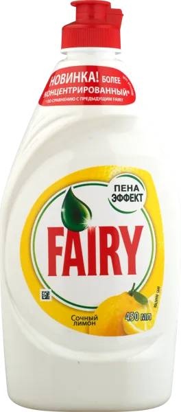 Изображение Средство для мытья посуды Фейри сочный лимон Проктер Энд Гэмбл п/у, 450 мл
