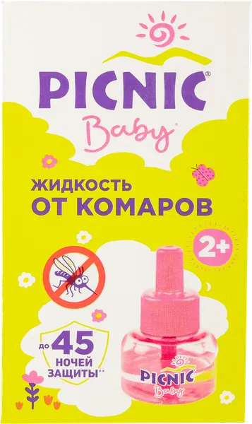 Изображение Жидкость от комаров Пикник бэйби 45 ночей Арнест к/у, 30 мл