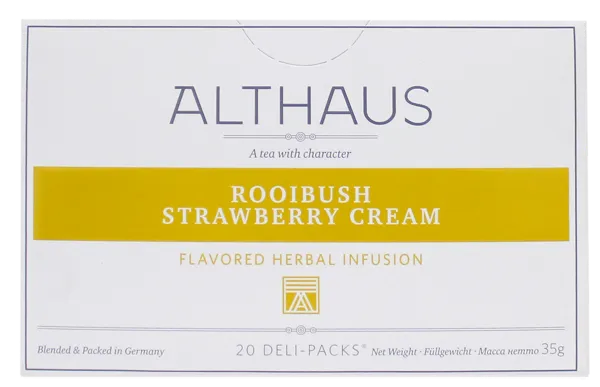 Изображение Чай ройбуш в пакетиках Альтхаус ванильный Хансеатик Ти кор, 20*1,75 г