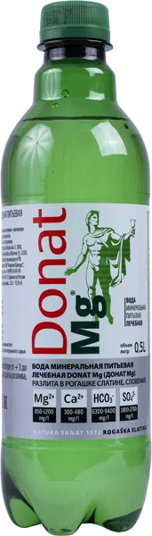 Изображение Мин вода газ рН 6,2-7,0 Донат лечебная Колинска п/б, 0,5 л