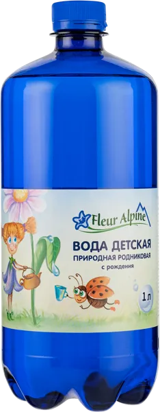 Изображение Вода для детей Флер Альпин родниковая с рождения Вассерфервертунгс ГмбХ п/б, 1 л