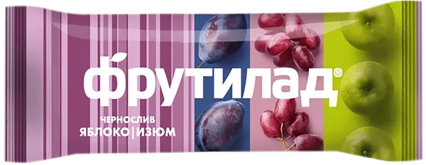Изображение Батончик фруктовый Фрутилад яблоко изюм Белое дерево м/у, 30 г
