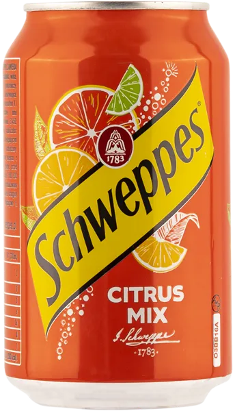 Изображение Напиток газ Швепс цитрус микс Оранжина ж/б, 0,33 л