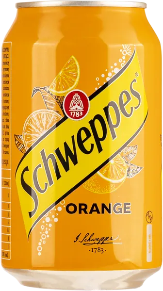 Изображение Напиток газ Швепс оранж Оранжина ж/б, 0,33 л