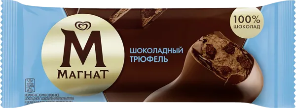 Изображение Мороженое сливочное эскимо Магнат шоколадный трюфель Инмарко м/у, 67 г