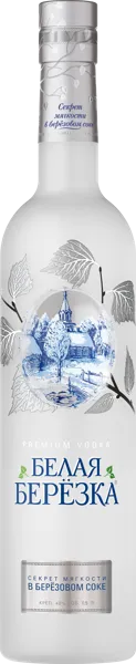Изображение Водка Спирт Люкс 40% Белая Березка Омсквинпром с/б, 0,5 л