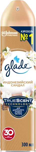 Изображение Освежитель воздуха Глейд индонезийский сандал Эс Си Джонсон ж/б, 300 мл