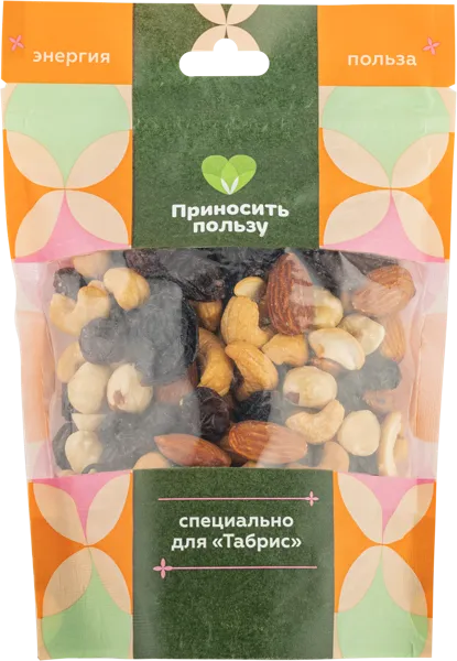 Изображение Смесь фасованная Орехи изюм жареные  м/у 