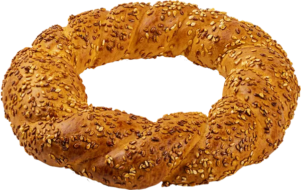 Изображение Бублик пшеничный сдобный Симит с кунжутом СП ТАБРИС 0 м/у, 90 г