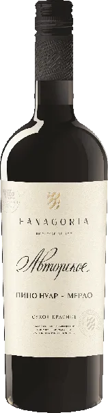 Изображение Вино красное сухое Пино Нуар Мерло ЗГУ авторское Фанагория АПФ с/б, 0,75 л
