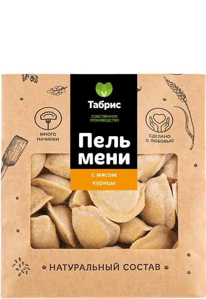 Изображение Пельмени замороженные с мясом курицы СП ТАБРИС м/у, 500 г