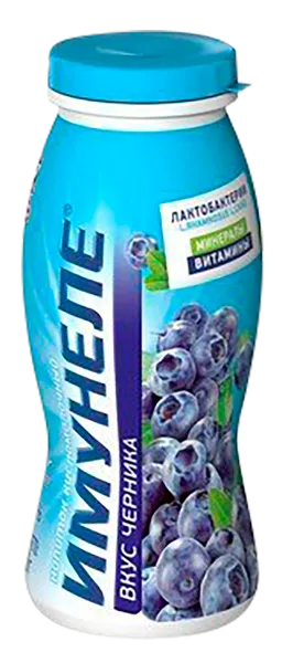 Изображение Йогурт 1% питьевой Нео Имунеле черника ВБД п/б, 100 г