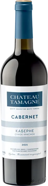 Изображение Вино красное сухое стиль №1 Каберне ЗГУ шато тамань Кубань Вино с/б, 0,75 л