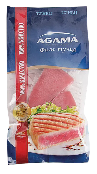 Изображение Рыба замороженная Агама тунец филе Агама м/у, 400 г