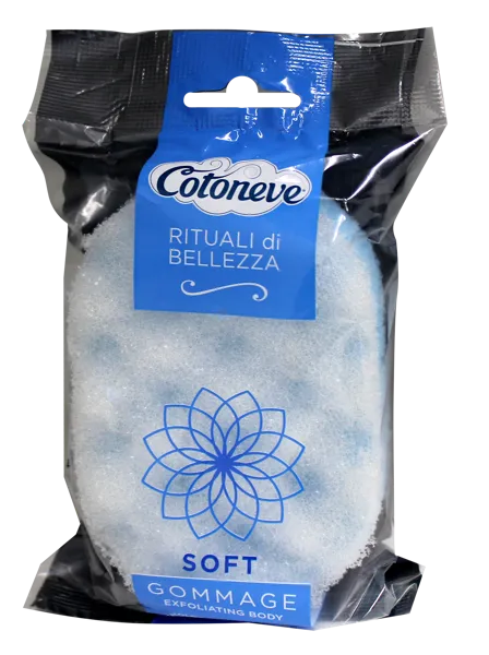 Изображение Губка для тела Котонев овал массажный слой Сисма м/у, 1 шт