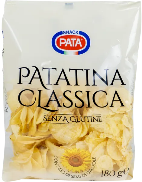 Изображение Чипсы картофельные Пата классические супер Пата С.п.А. м/у, 180 г