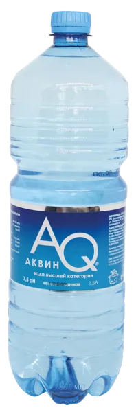 Изображение Вода негаз pH 7,5 Аквин питьевая артезианская ЭКО-Лаб п/б, 1,5 л