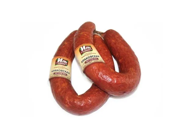 Изображение Колбаса полукопченая Иль АПП краковская п.Ильский  