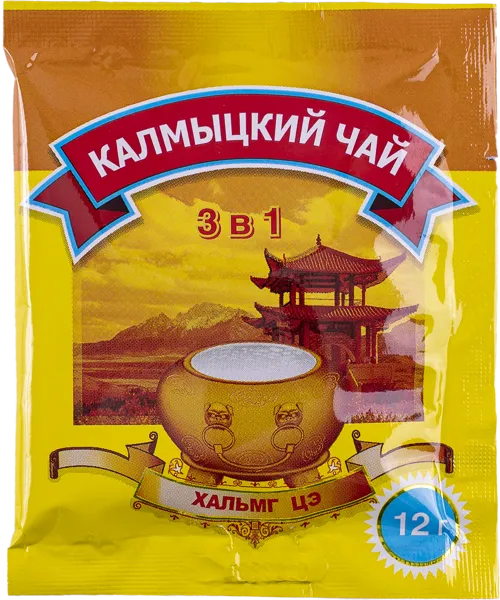 Изображение Напиток растворимый Калмыцкий чай 3 в 1 Партнер Т м/у, 12 г