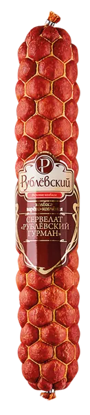 Изображение Колбаса варено-копченая в/с Рублевский ТД сервелат гурман Рублевский МПЗ в/у 