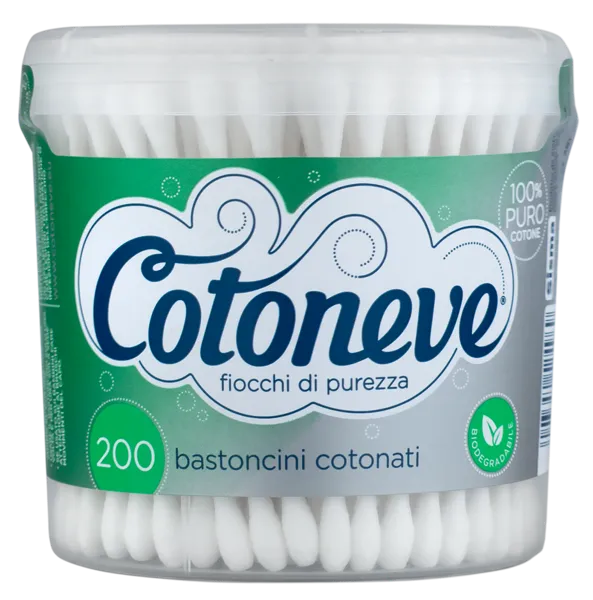 Изображение Ватные палочки 100% хлопок Котонев БИО Сисма п/у, 200 шт