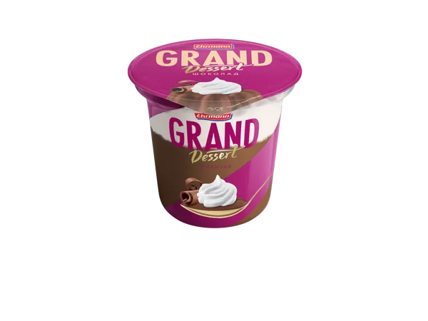 Изображение Десерт 5,2% со взбитыми сливками Эрманн Гранд десерт шоколад Эрманн п/б, 200 г