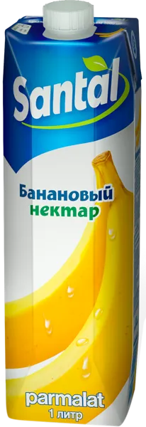 Изображение Нектар Сантал банан Пармалат т/п, 1 л