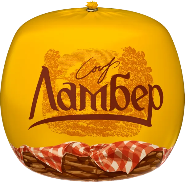 Изображение Сыр 50% полутвердый Ламбер классический ВБД  