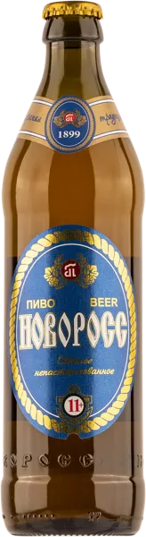Изображение Пиво светлое Лагер 4,0% Новороссийское новоросс 11 ПИНО Новороссийск с/б, 0,5 л