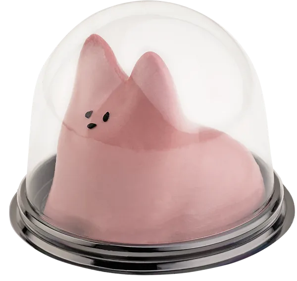 Изображение Мусс Панна-котта котик малина СП ТАБРИС п/б, 150 г