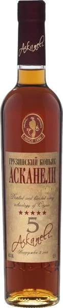 Изображение Коньяк 5 лет 40% Братья Асканели Братья Асканели с/б, 0,5 л