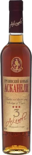 Изображение Коньяк 3 года 40% Братья Асканели Братья Асканели с/б, 0,5 л