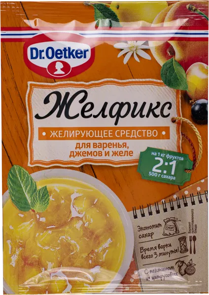 Изображение Консервант для варенья Др. Бейкерс Желфикс 2 Др. Бейкерс м/у, 25 г