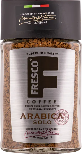 Изображение Кофе растворимый Фреско арабика соло Славкофе с/б, 100 г