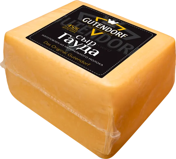 Изображение Сыр 45% полутвердый Гутендорф гауда ИП Чернуха О.Л.  
