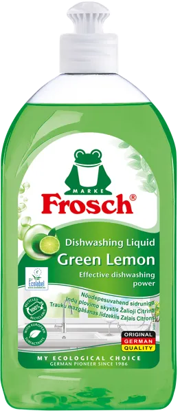 Изображение Средство для мытья посуды Фрош БИО лимон зеленый Вернер и Мерц п/у, 500 мл