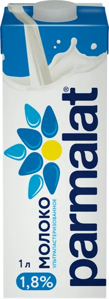 Изображение Молоко 1,8% Пармалат Белгородский МК т/п, 1 л