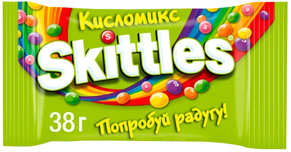 Изображение Драже в глазури Скитлс кисломикс Марс м/у, 38 г